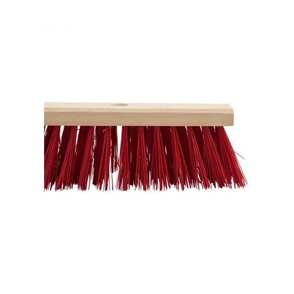 Besen Nylon rot 29 cm.