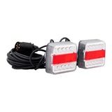 Trailereck -Beleuchtungsset + Magnet LED 7,5 m. 7-pin