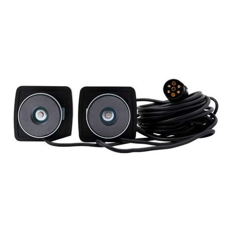 Trailereck -Beleuchtungsset + Magnet LED 7,5 m. 7-pin