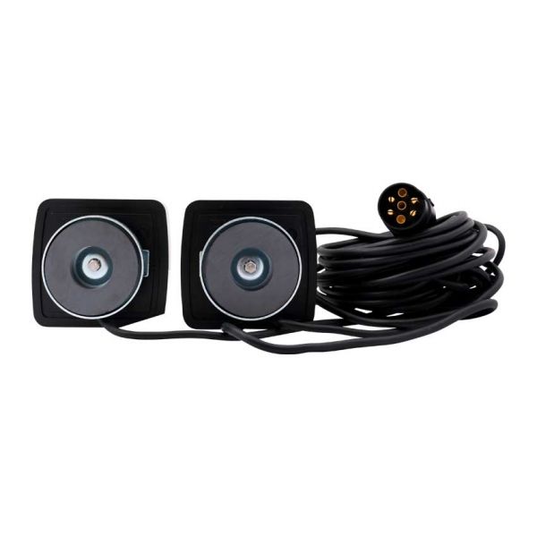Trailerer -Trailerlerger -Beleuchtung + Magnet LED 12 m. 7-pin