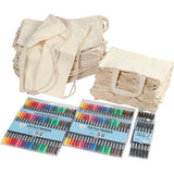 Creativ Company Group Set aus Rucksäcken und Taschen mit Markern, Größe 27,5x30 cm, verschiedene Farben, 1 Set