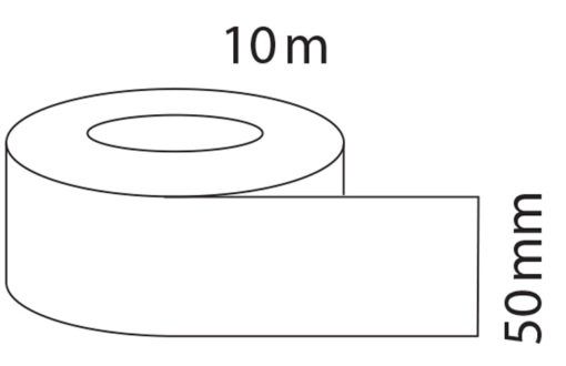 Afdichtingstape 10 meter aluminium