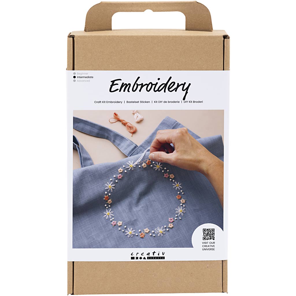 Kreativfirma Hobbyset Sticke Pigeon Blue Traging Bag