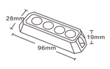 Blitzlampe LED 10-30 Volt 4 LED