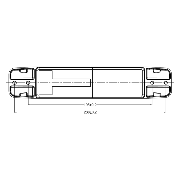 Rücklicht Slimline 4 Funktionen 12-24V LED
