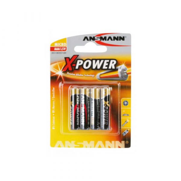 X-Power Alkalibatterie AAA LR03 4St.