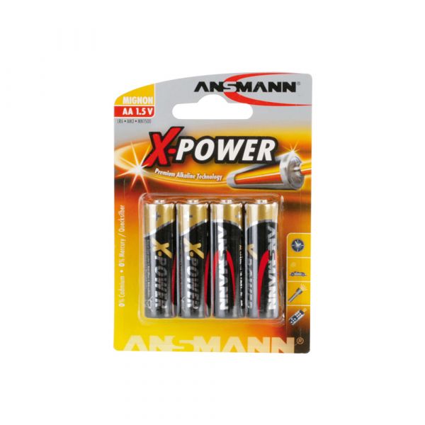 X-Power Alkalibatterie AA LR6 4St.