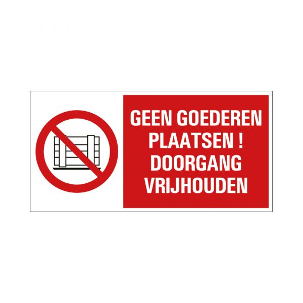 Kein Warenschild anbringen! - 150x300mm.