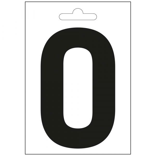 Nautischer Buchstabe o schwarz 100 mm.