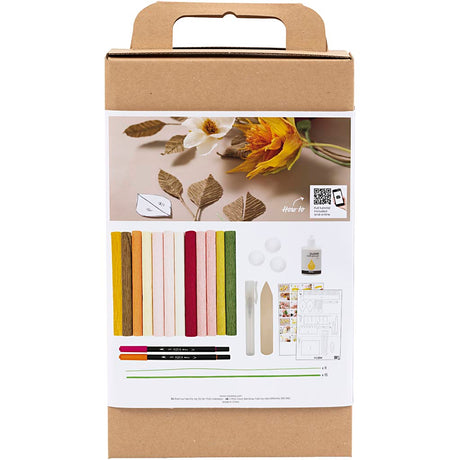Kreativfirma Hobbyset Crepe Paper Flowers Bouquet