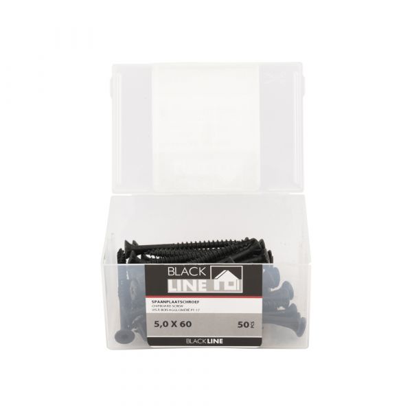 Ac-Spanplattenschraube 5x60 blkline