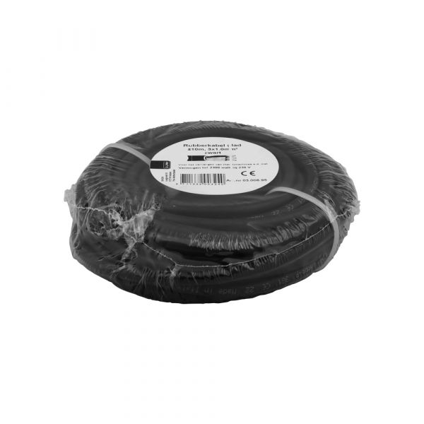 Neoprenkabel 3x1,0 schwarz 10 Meter
