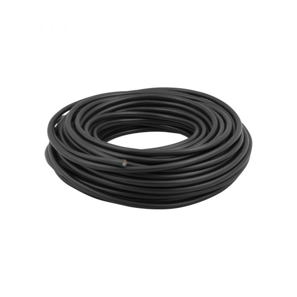 Haushaltskabel 2x0,75 schwarz 20 Meter