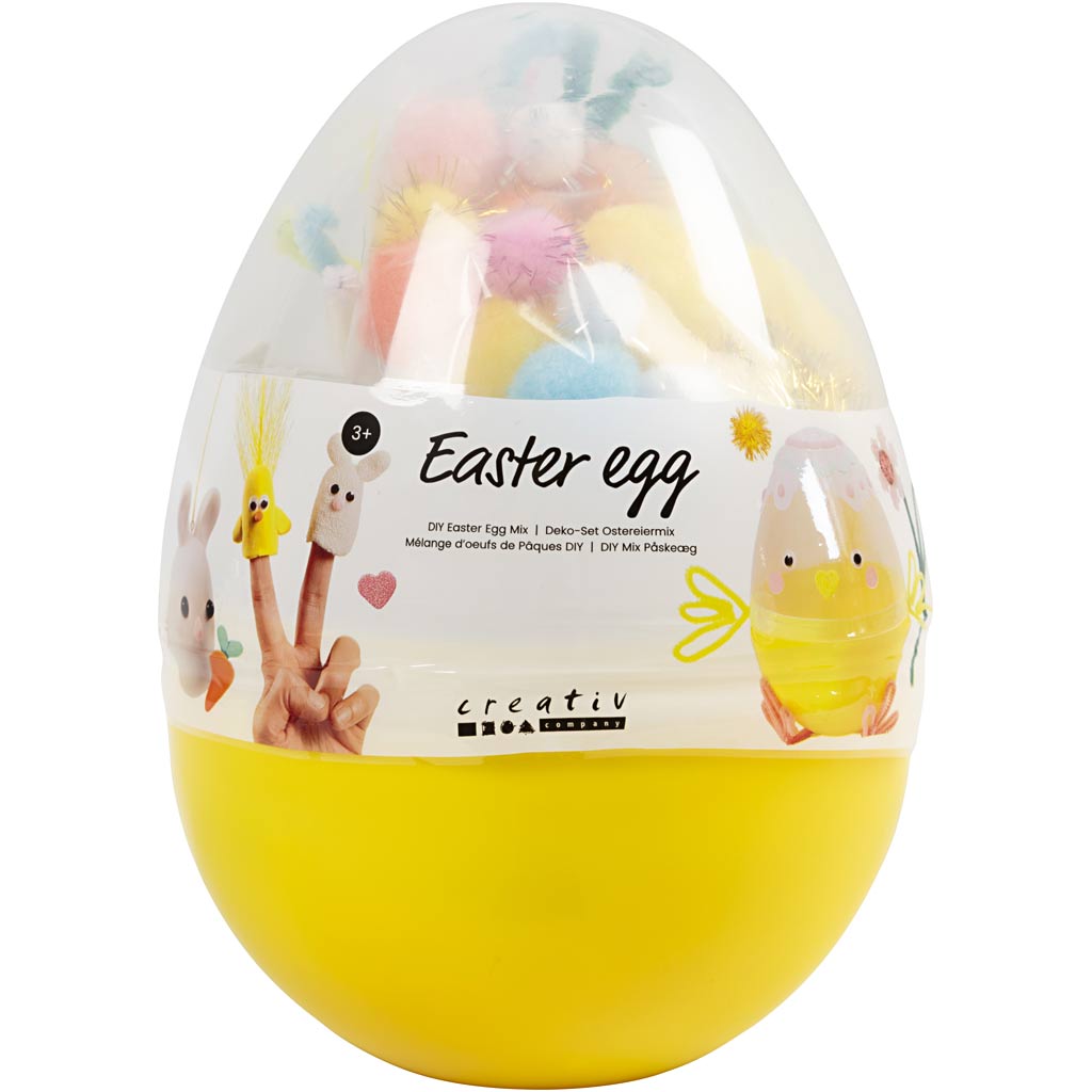 Creativ Company Kreativbox Osterei, H: 19 cm, T 14 cm, 1 Stück