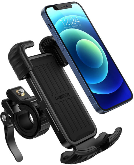 Ugreen Telefonhalter Fahrrad – verstellbar – 4,6 bis 6,8 Zoll – Schwarz
