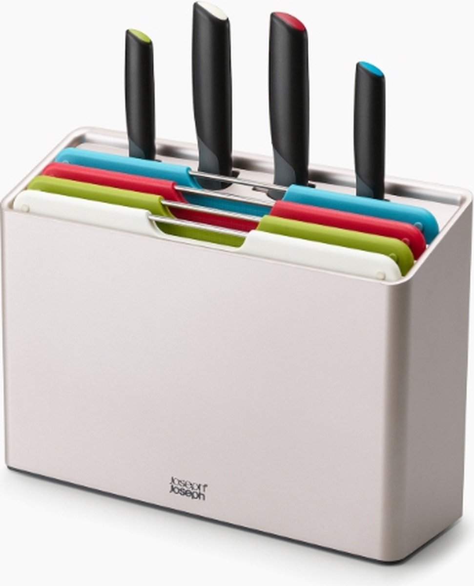 Joseph Joseph Folio Schneidebrett – mit Messern – 8-teiliges Set