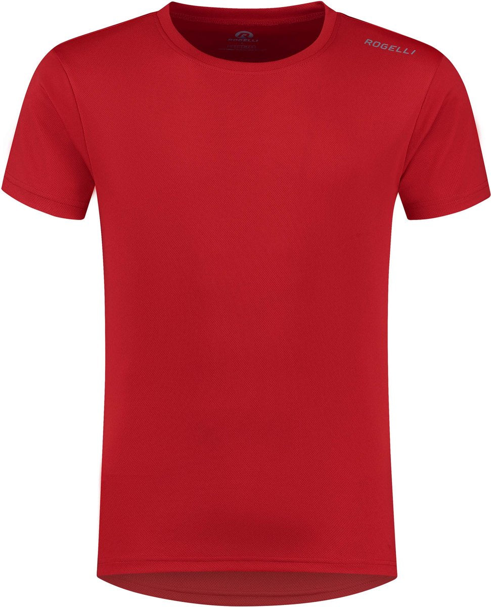 Rogelli promo hardloopshirt heren - korte mouwen - rood - s