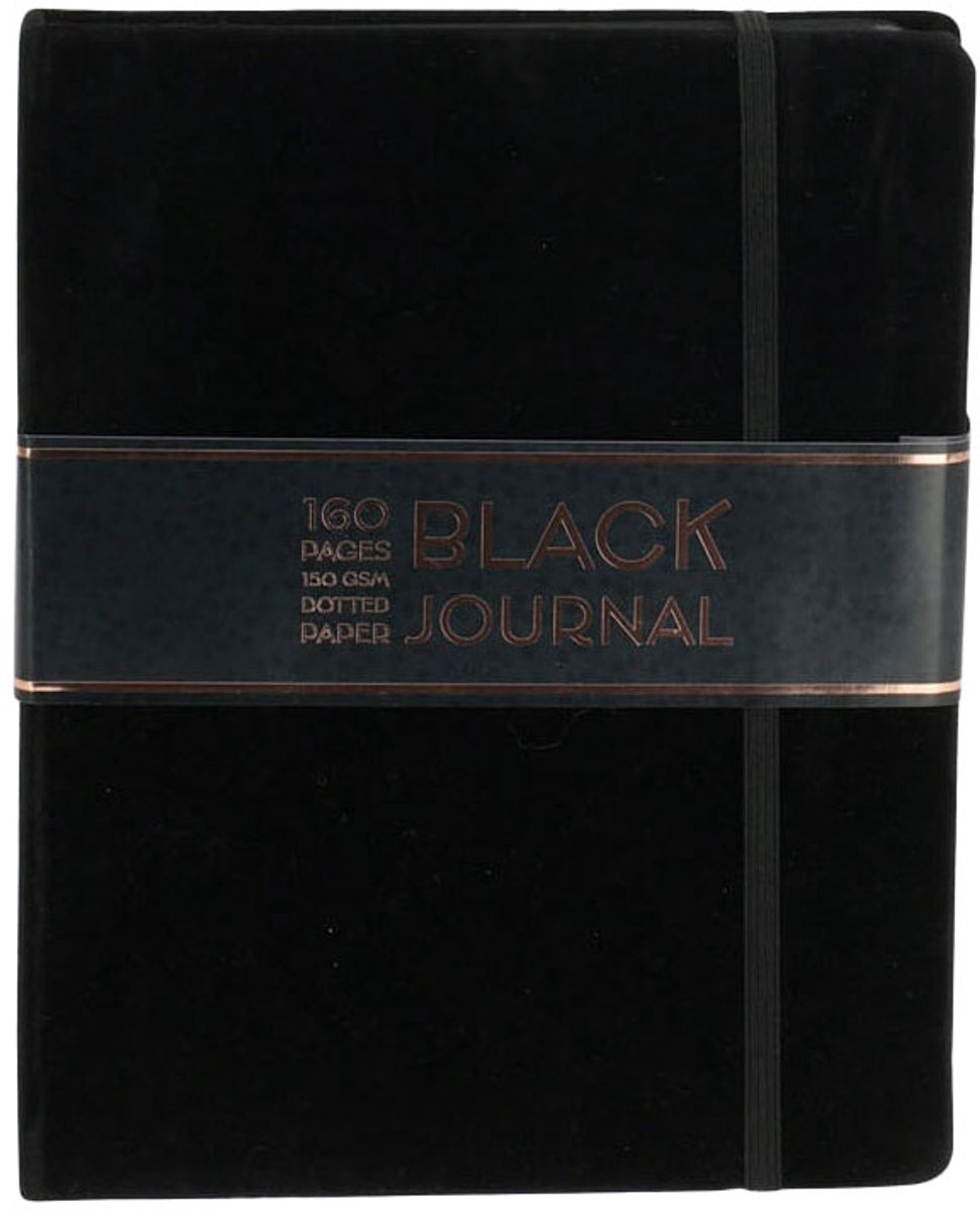 Bullet Journal schwarz, 17x22cm