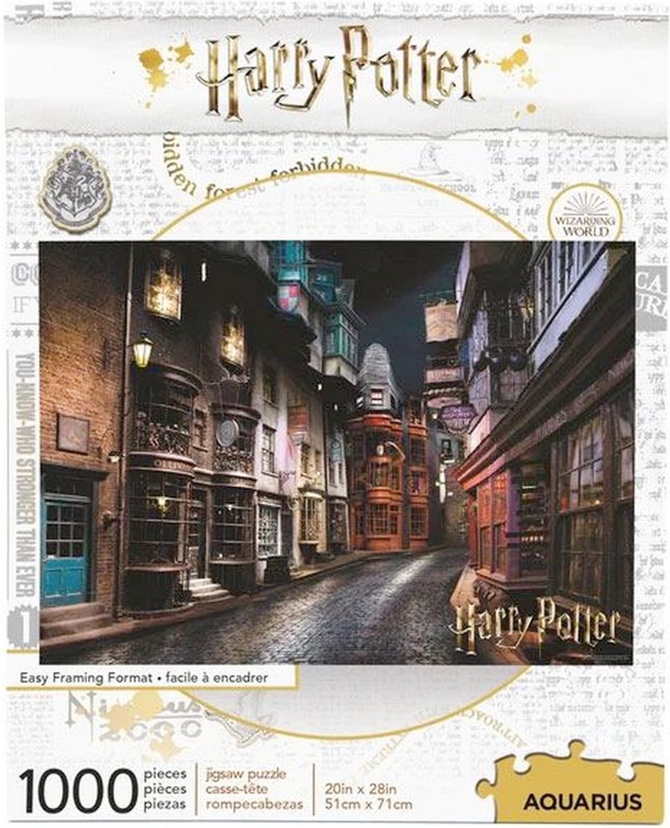 Aquarius harry potter - diagon alley (1000 pieces) puzzle - multicolours