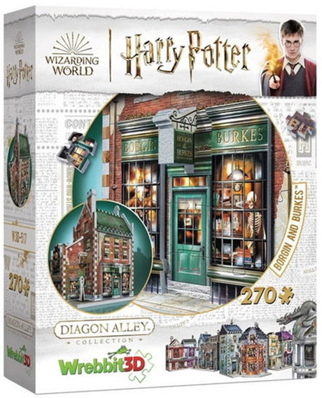 Wrebbit Harry Potter 3D-Puzzle Borgin Burkes 270 Teile.