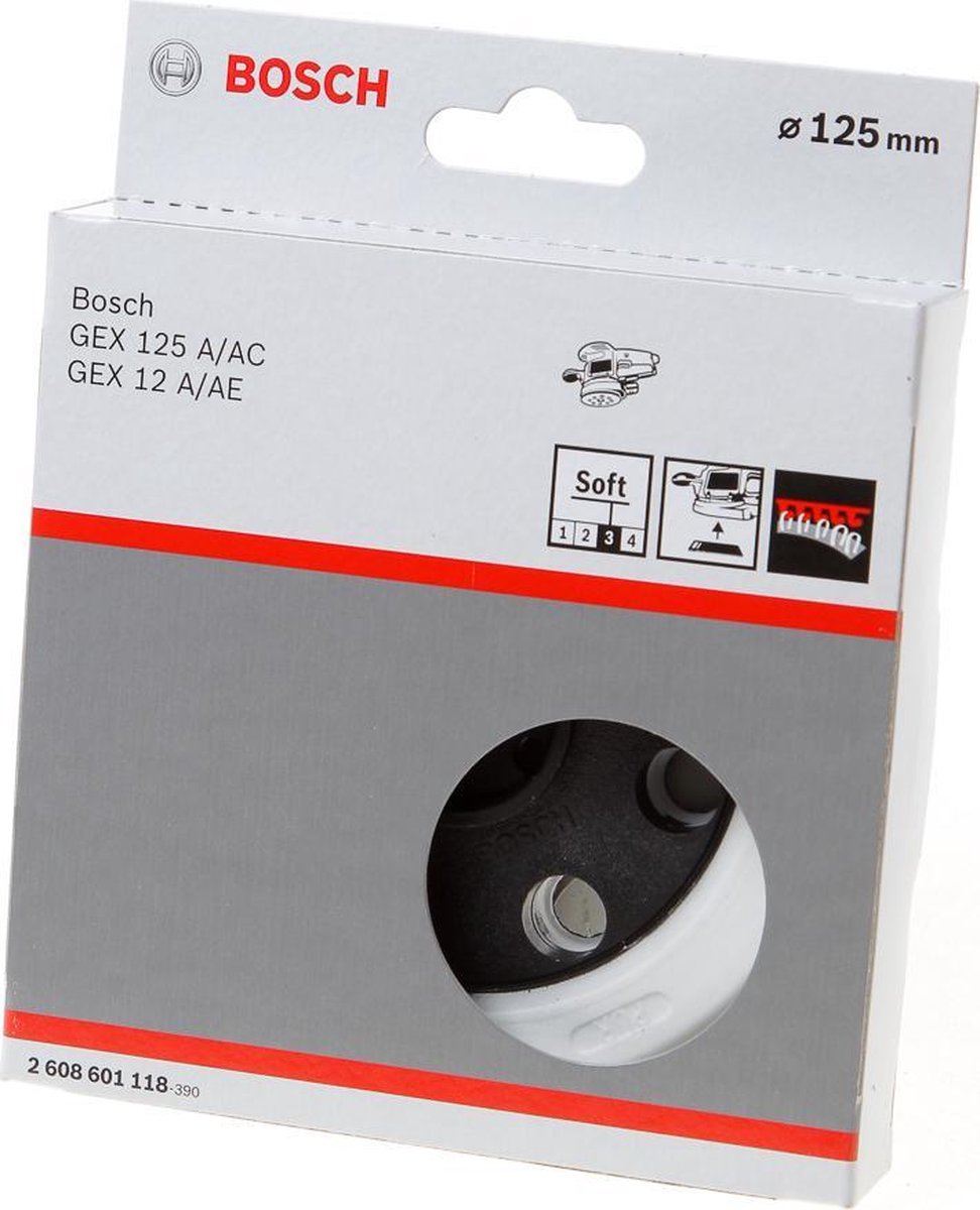 Bosch - Weichschleifplatte, 125 mm