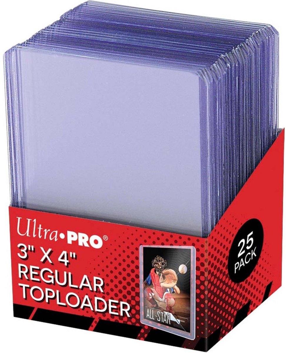 Ultrapro Ultra Pro Toploader 3x4 Regular – Deckschutz für Karten – 25 Stück