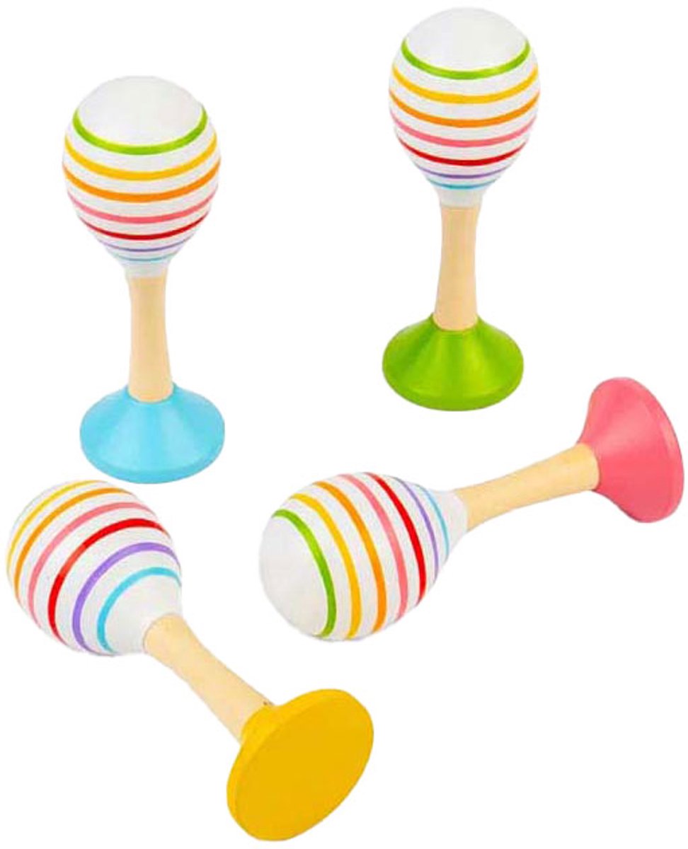 Bigjigs Holz-Junior-Maraca, 2 Stk.