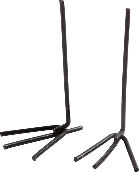 Creativ Company Hühnerfüße, H: 5 cm, B: 2 cm, schwarz, 10 Paar 1 Box