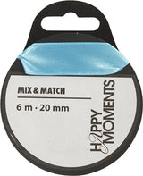 Creativ Company Satin Ribbon Hellblau, 15m