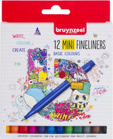 Bruynzeel Fineliner Mini-Set 12 Farben