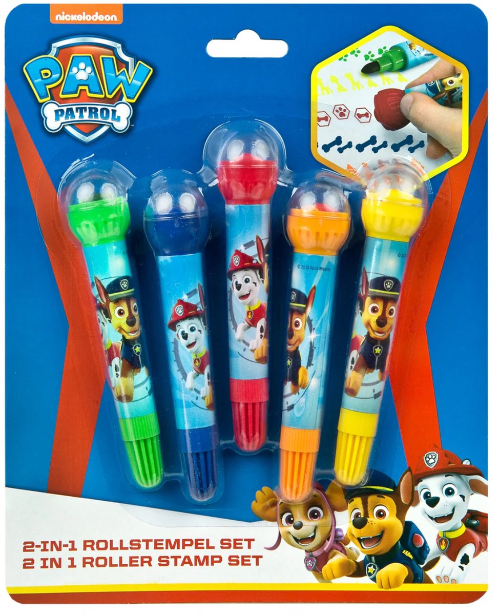 Undercover Paw Patrol Stempelstifte-Set – kreatives Spielzeug für Kinder.