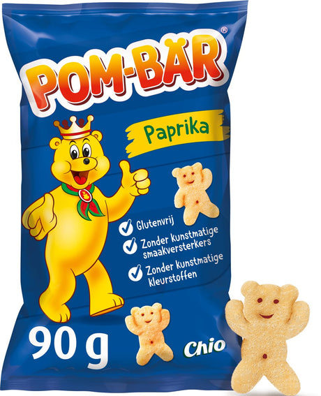 Chio Pom-Bär Paprika - Chips - 10x90 Gramm