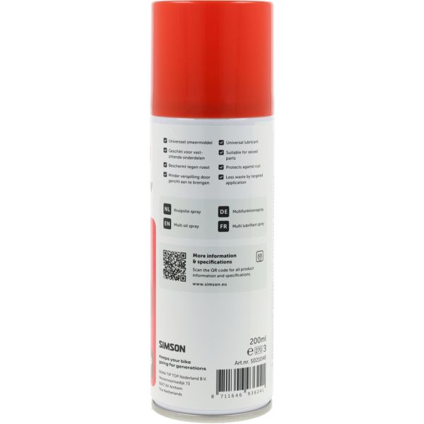 Simson kruipolie spray 200ml