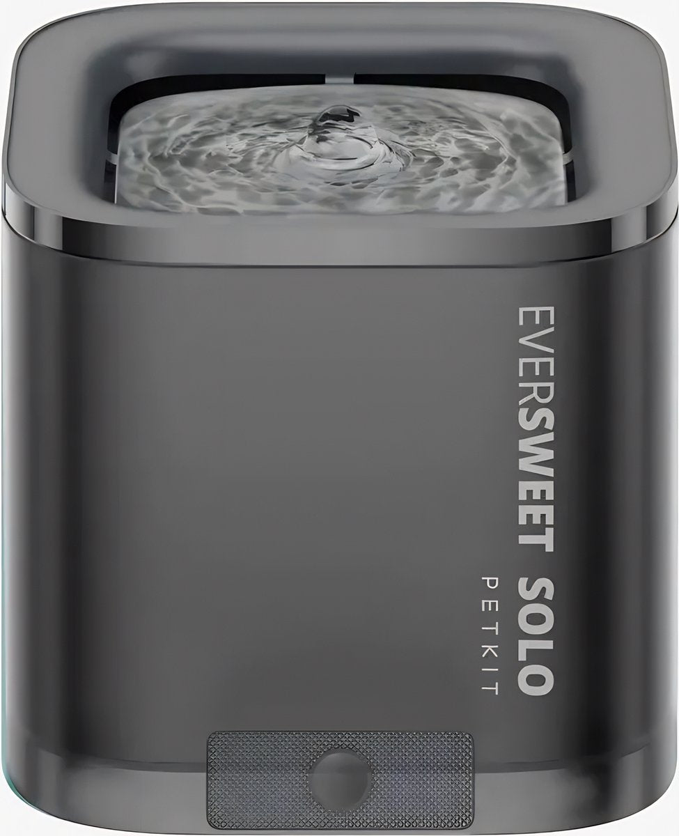 Petkit - Eversweet Solo Se Brunnen - Grau - 1,8l - Ultraleise - Automatischer Trinkbrunnen für Katze und Hund