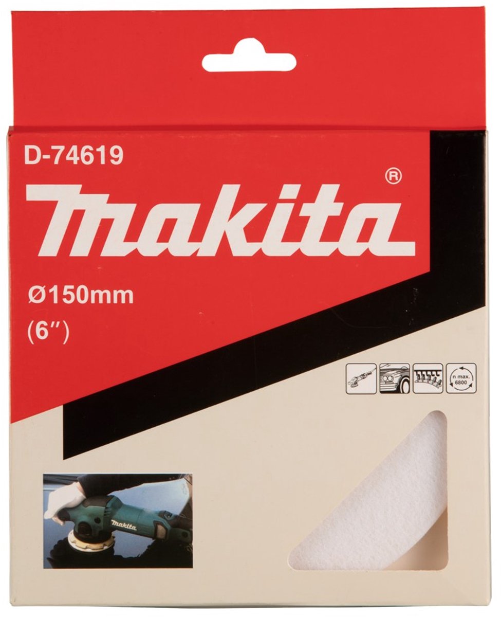 Makita d-74619 Filz-Reinigungsscheibe 150 mm