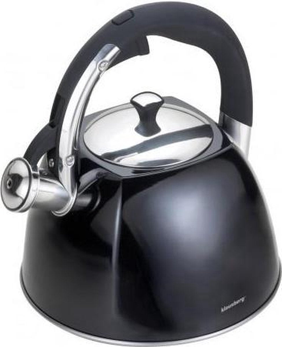 Klausberg kb-7194 Pfeifkessel – 3 l – Edelstahl – alle Wärmequellen