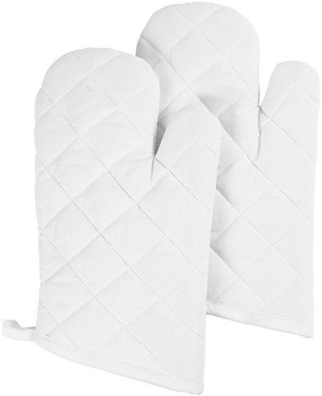 Creativ company https: www.cchobby.nl oven glove-size-18x28-cm-145-gr-white-2-piece-1-box