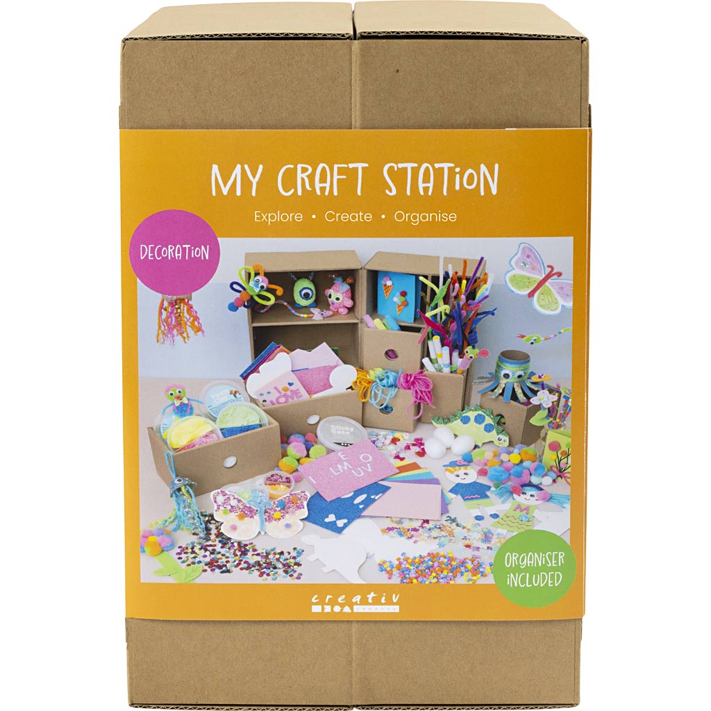 Creativ Company My Craft Station Dekoration, verschiedene Farben, 1 Box