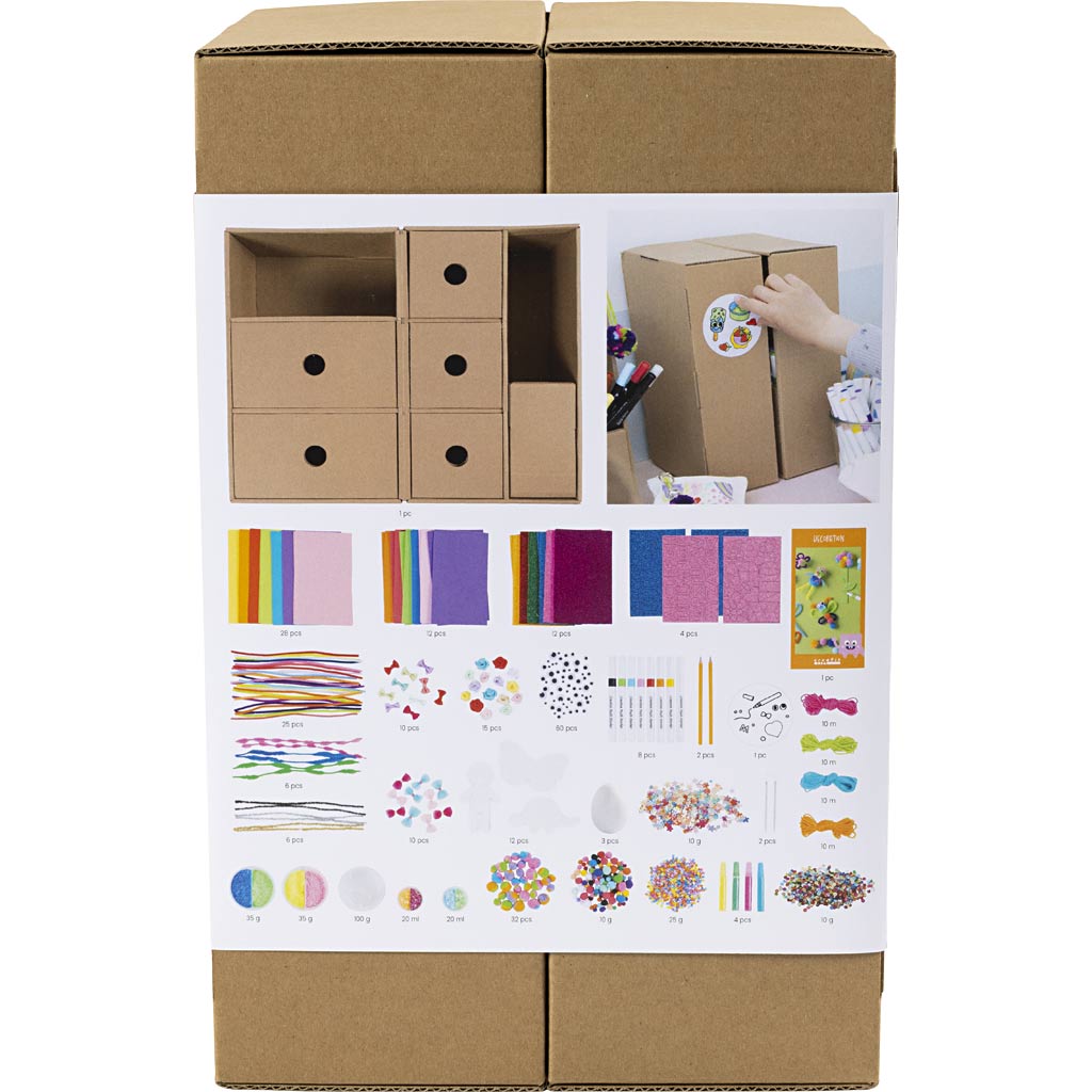 Creativ Company My Craft Station Dekoration, verschiedene Farben, 1 Box