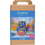 Creativ Company Hobby-Set Dekoration, Muster, bunt, fröhliche Farben, kräftige Farben, 1 Box