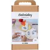 Creativ Company Hobby-Set Stickerei, Servietten, gebrochenes Weiß, 1 Box