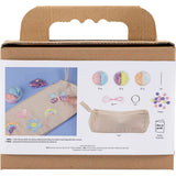 Creativ Company Mini-Hobby-Set Dekoration, Federmäppchen, Pastellfarben, 1 Box