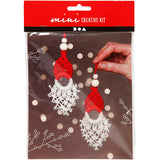 Creativ Company Mini-Kreativset Anhänger Weihnachtszwerg
