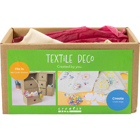 Creativ Company My Craft Station Textildekoration, verschiedene Farben, 1 Box