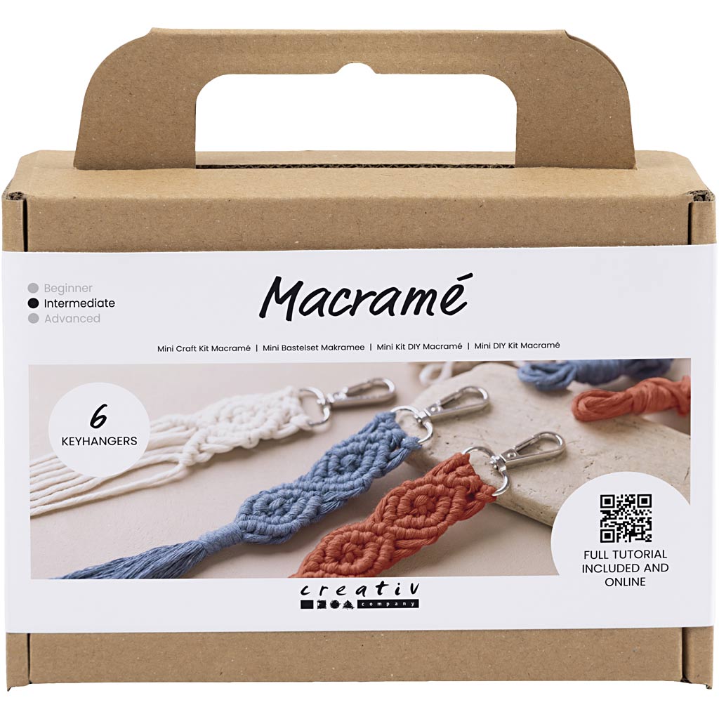 Kreativfirma Mini Hobbyset Makrame Schlüsselketten