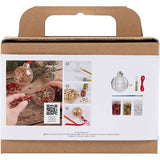 Creativ Company Mini-Hobby-Set Weihnachtskugeln, Pailletten, 1 Box