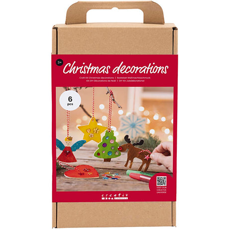 Creativ Company Hobby-Set Weihnachtsdekoration, Farben, 1 Box