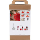 Creativ Company Hobby-Set Weihnachtskugeln, Marmor, 1 Box