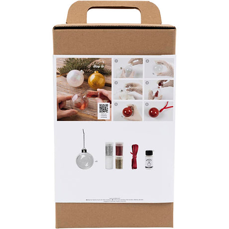 Kreativunternehmen https: www.cchobby.nl hobbyset-christmasballs-glitter-1-doos