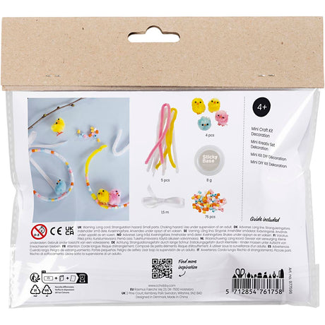 Creativ Company Mini-Hobby-Set Dekoration, verschiedene Farben, 1 Box